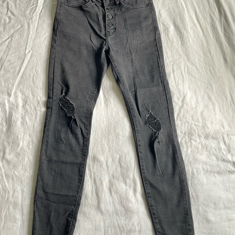 Judy Blue Slate Gray Denim Jeans
